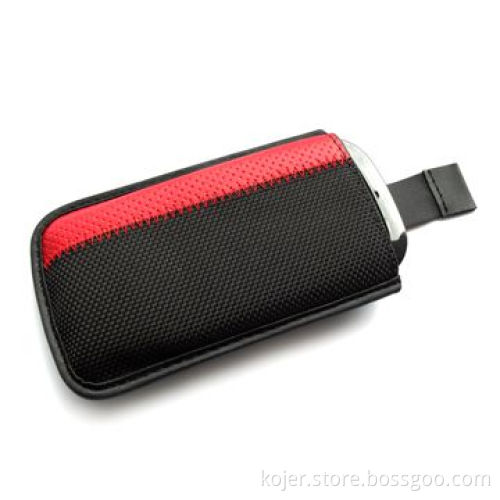 Mobile Phone Case, Made of PU Leather with Retractable Pull-tab, Fine Workmanship in Sewing